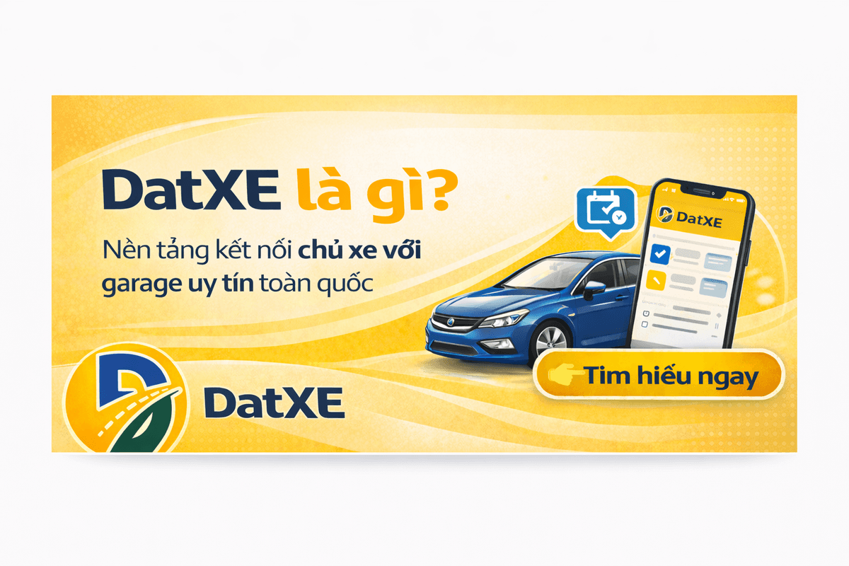 DatXE – Nền tảng giúp Garage tiếp cận khách hàng xe toàn quốc